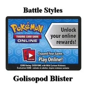 Online Code Card (Golisopod Blister) - Battle Styles (Online Code Card)