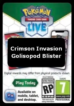 Online Code Card (Golisopod Blister) - Crimson Invasion (Online Code Card)