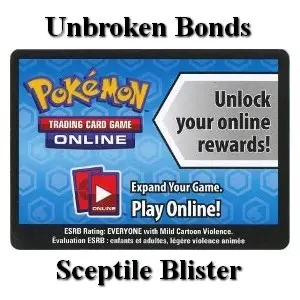 Online Code Card (Sceptile Blister) - Unbroken Bonds (Online Code Card)