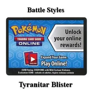 Online Code Card (Tyranitar Blister) - Battle Styles (Online Code Card)