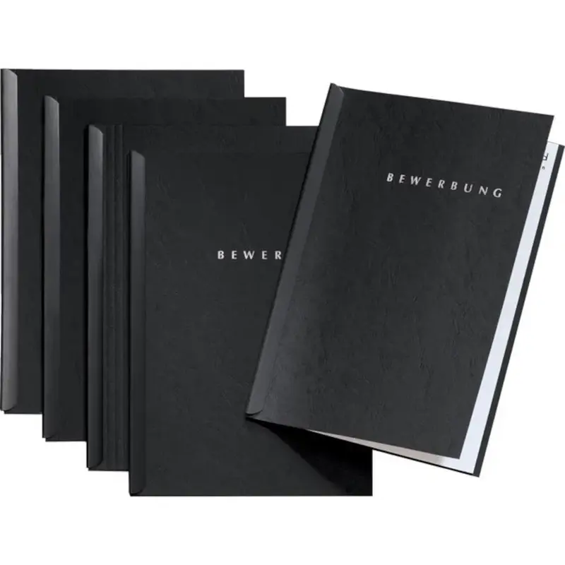 Pagna Bewerbungsset Start Basic schwarz, 5 Mappen (22005-04)