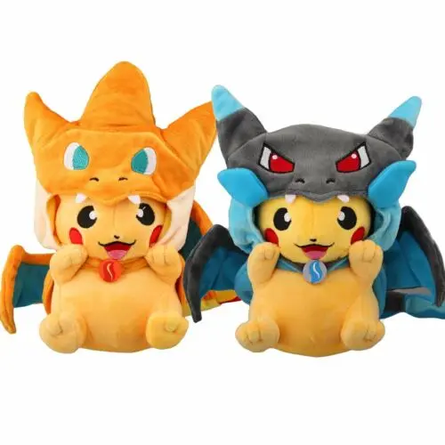 Pikachu Cosplay als Gurak Plüschtier 2er Set (ca. 20cm)