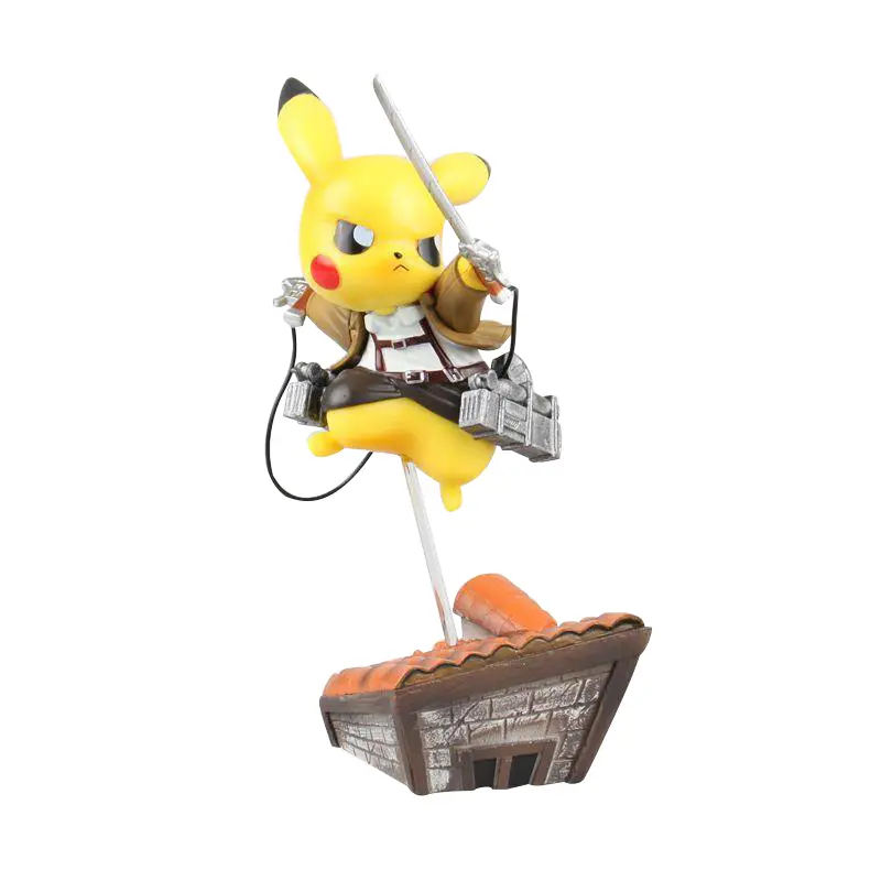 Pikachu Cosplay Attack on Titan Action Figur