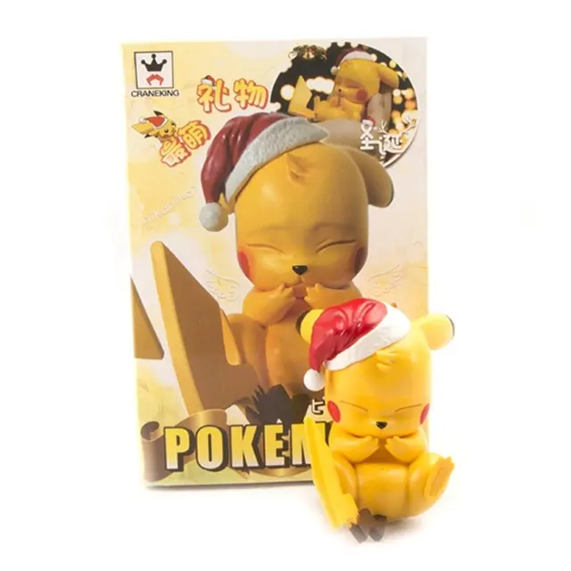 Pikachu Figur mit Weihnachts Edition