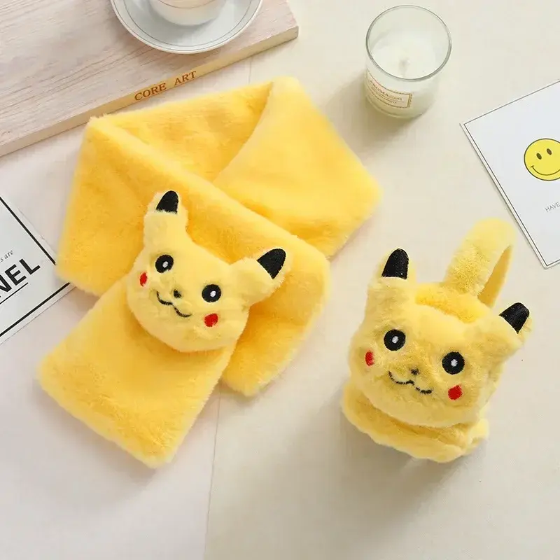Pikachu Fleece Schal oder Ohrenschützer für Kinder