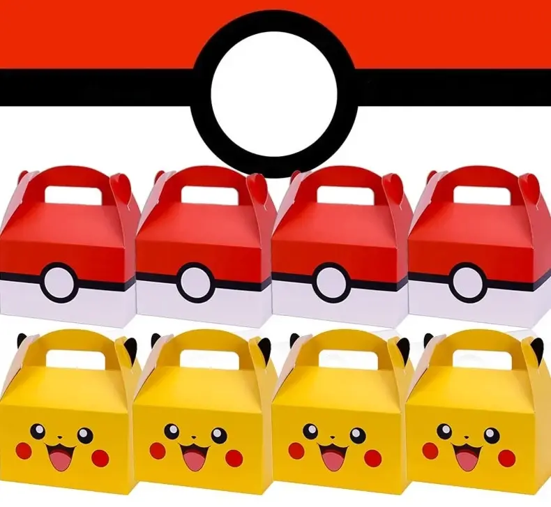 Pikachu oder Pokeball Geburtstagsbox für Süßigkeiten etc.