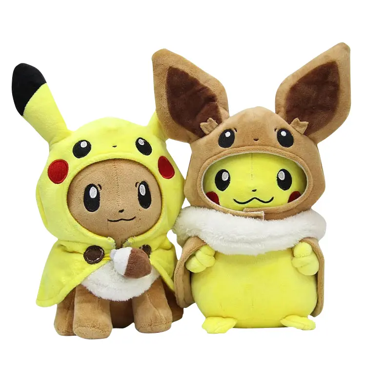 Pikachu Plüsch Stofftier Cosplay Evoli / Gengar (ca. 28cm)
