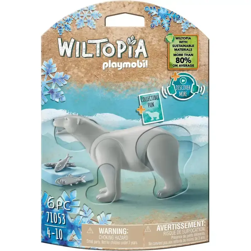 PLAYMOBIL Eisbär WILTOPIA Tier 71053
