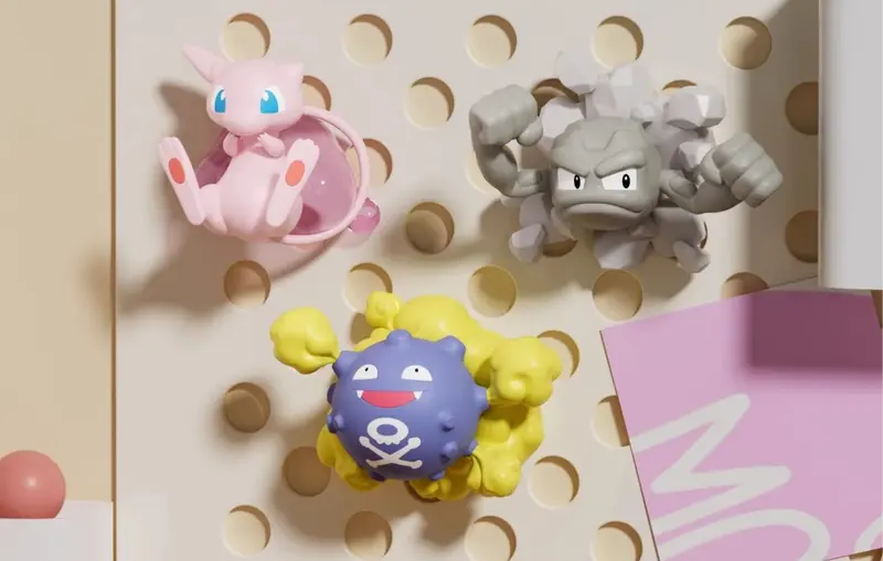 Pokemon 3D Kühlschrankmagnete