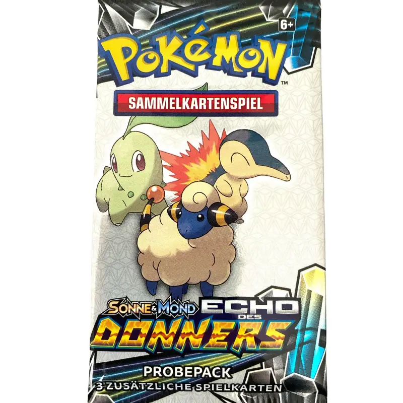 Pokemon Booster Pack Echo des Donners Probepack Deutsch 1x