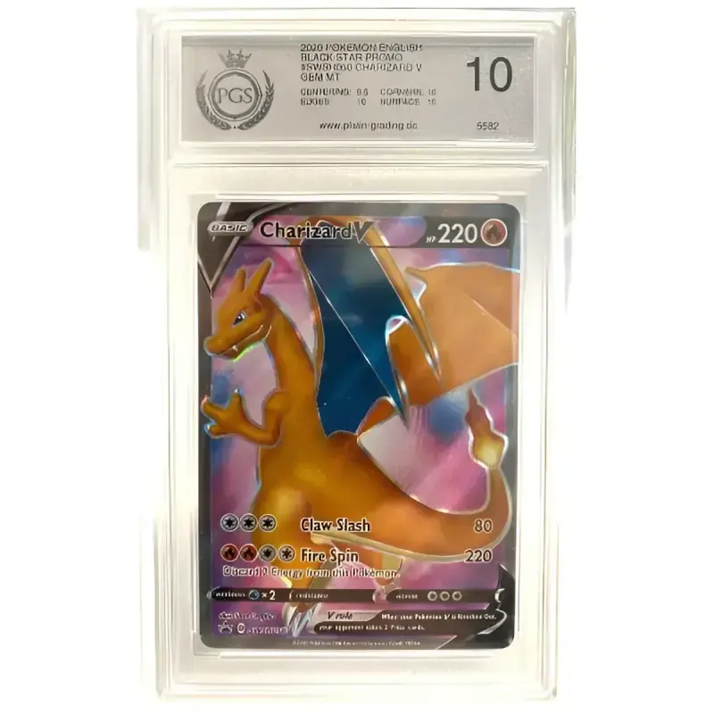 Pokemon Charizard V SWSH050 Englisch PGS GEM MINT 10