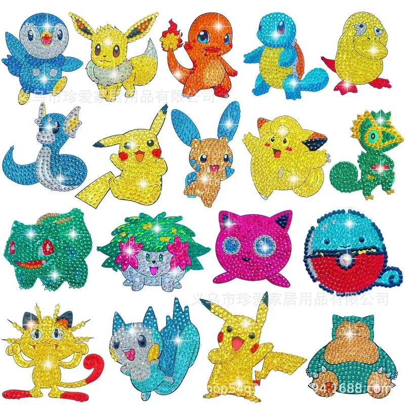 Pokemon Diamand DIY Aufkleber