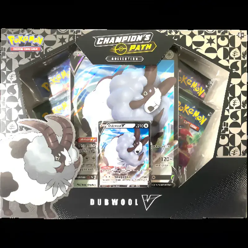 Pokemon Dubwool V Box Englisch - 4 Booster - Champions Path