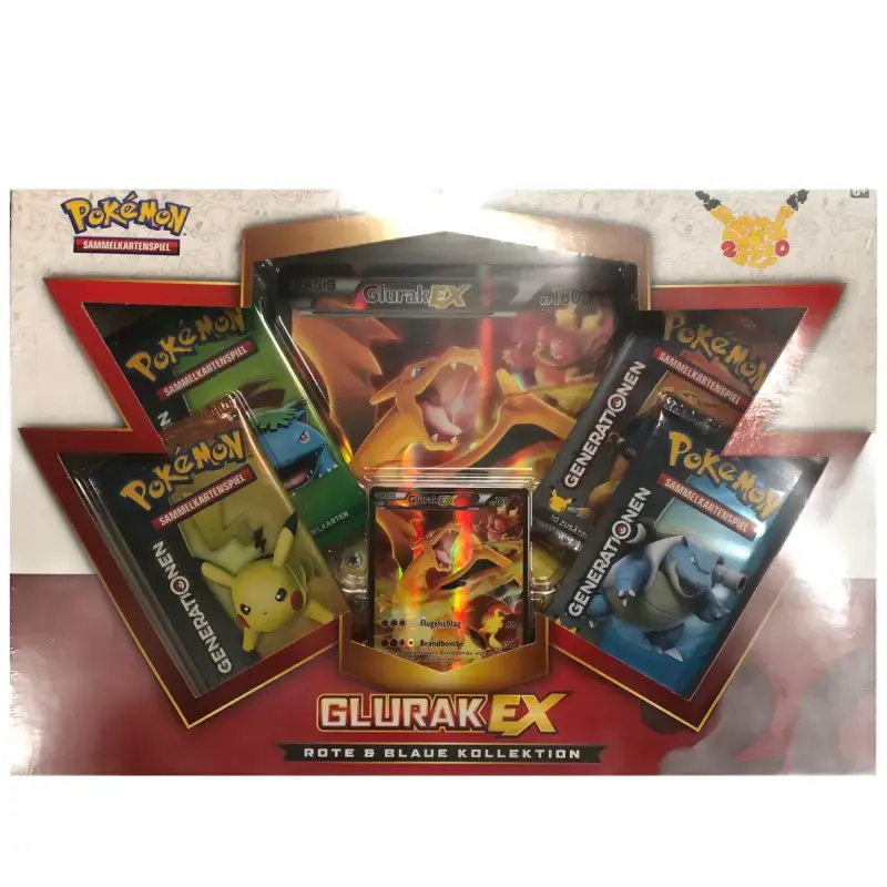 Pokemon - Ex Box Glurak - Deutsch Generationen Booster