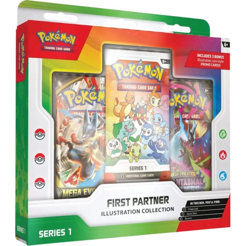 Pokemon - First Partner Illustration Collection Series 1 [ENG]