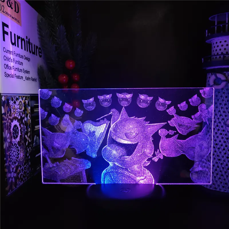 Pokemon Gengar Lampe oder Nachtlicht