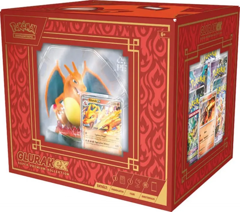 Pokemon Glurak EX Super Premium Kollektion