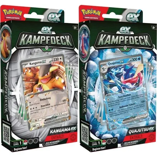 Pokémon - Kampfdeck - Quajutsu ex/Kangama ex - DE