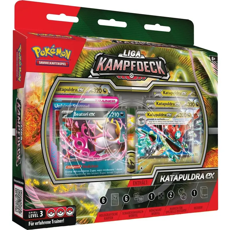 Pokémon Katapuldra-ex Liga-Kampfdeck - DE