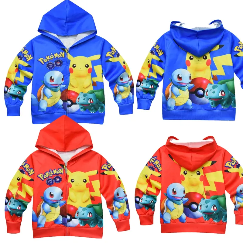 Pokémon Kinder Kapuzensweatjacke
