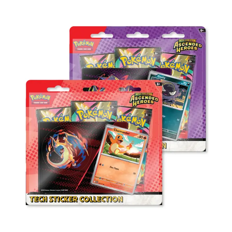 Pokemon ME2.5 Tech Sticker Collection Mega Evolution Ascended Heroes (Englisch)