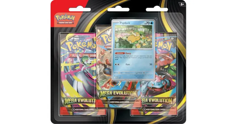 Pokemon – Mega Evolution ME01 3er Blister (Englisch)