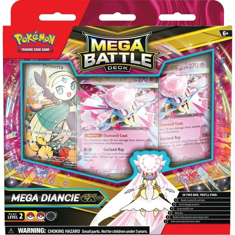Pokémon Mega Gengar ex / Mega Diancie ex Mega Battle Deck - EN