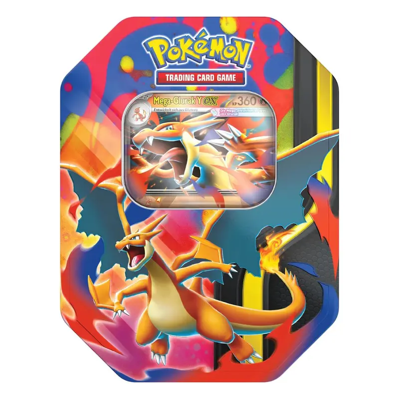Pokémon Mega-Glurak Y Tin 127 Deutsch
