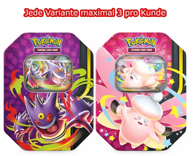 Pokémon Mega Moonlit Tins DE