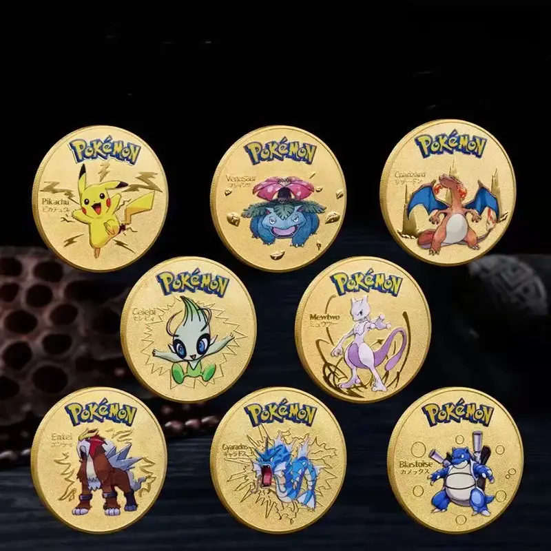 Pokemon Münzen im Set (8 Stk.)