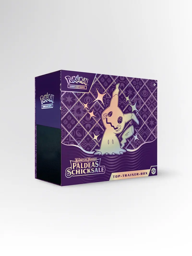 Pokémon Paldeas Schicksale Top-Trainer-Box – Deutsch