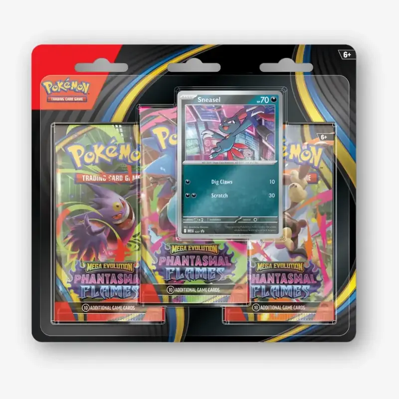 Pokémon Phantasmal Flames (PFL) 3-Pack-Blister - EN