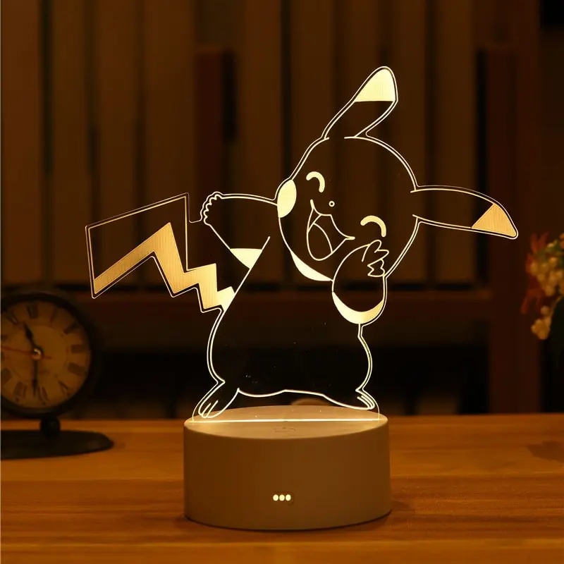 Pokémon Pikachu 3D LED Nachtlampe