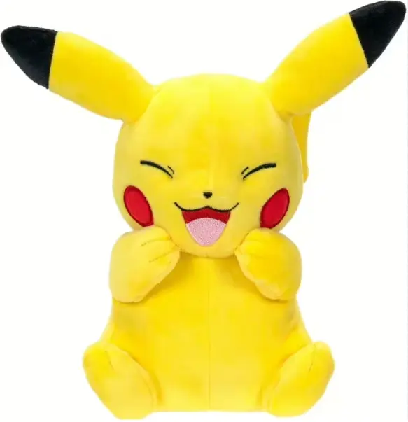 Pokémon Pikachu - lachend Plüschtier (20 cm)
