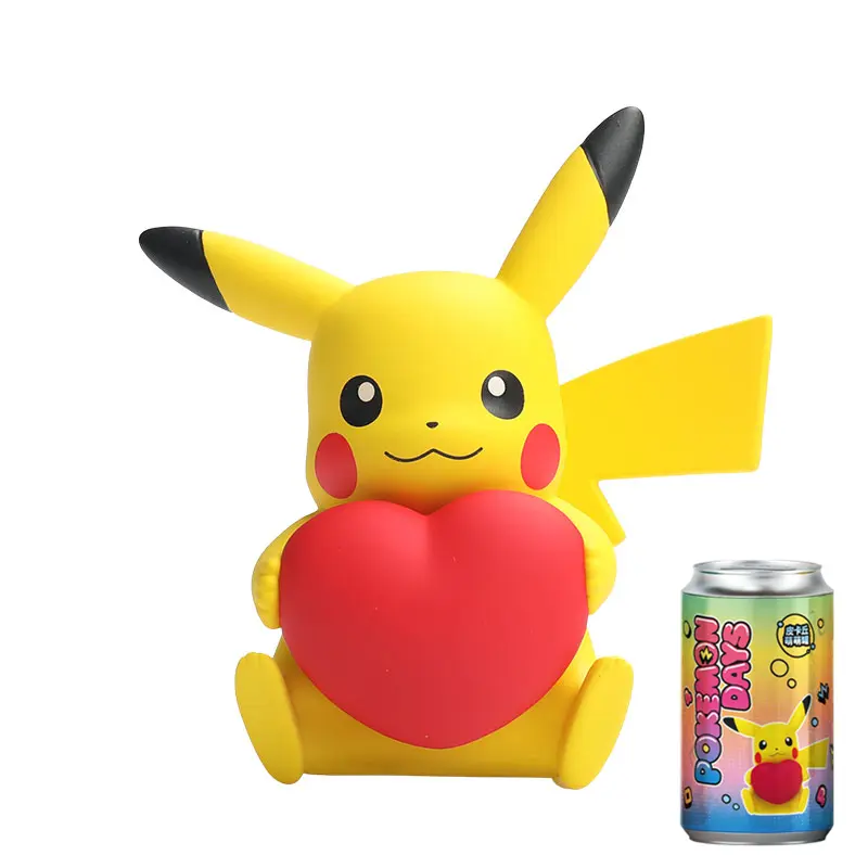 Pokemon Pikachu Sammelfiguren mit Dose