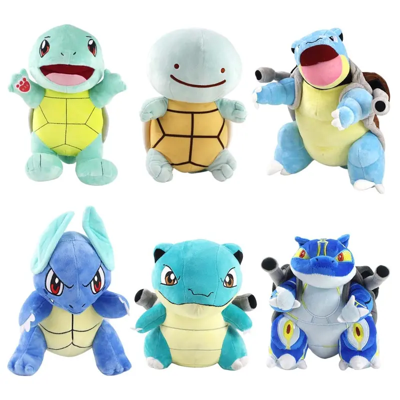 Pokemon Plüsch Turtok / Blastoise, Wartortle / Schillok oder Schiggy / Squirtle
