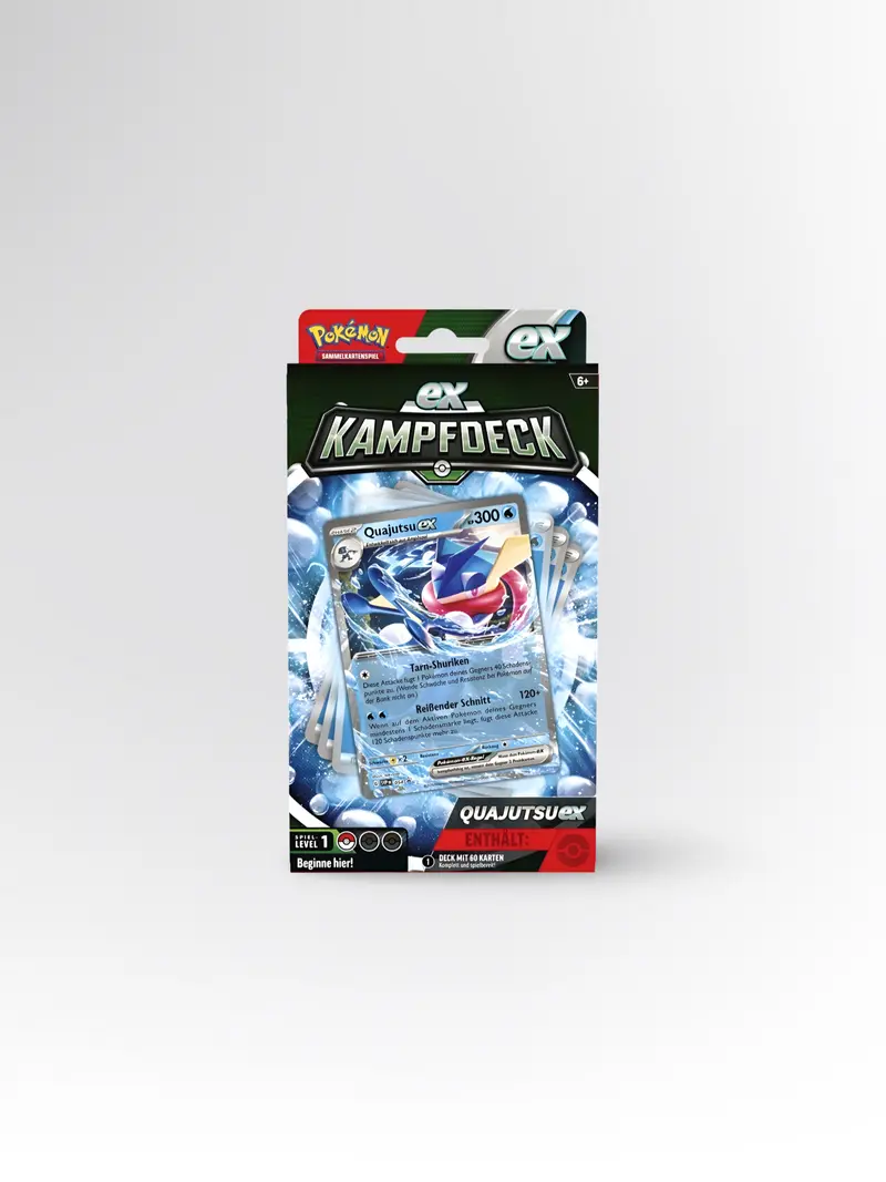 Pokémon Quajutsu ex Kampfdeck – Deutsch