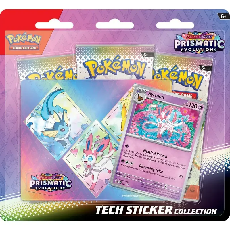 Pokémon - Scarlet & Violet - Prismatic Evolution - Tech Sticker Collection - EN