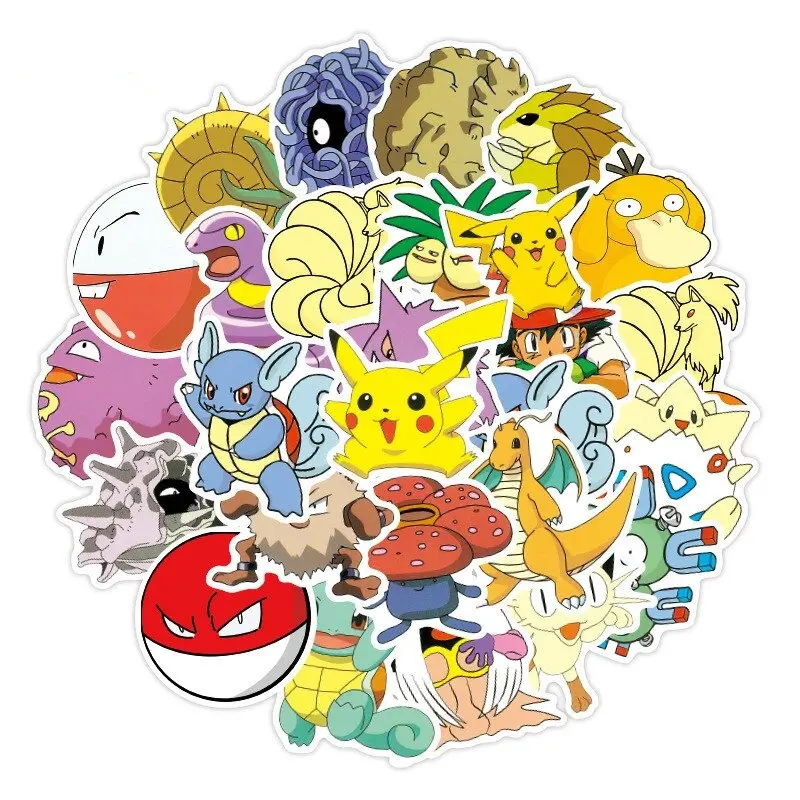 Pokémon Sticker Aufkleber - 50 oder 100 Stück