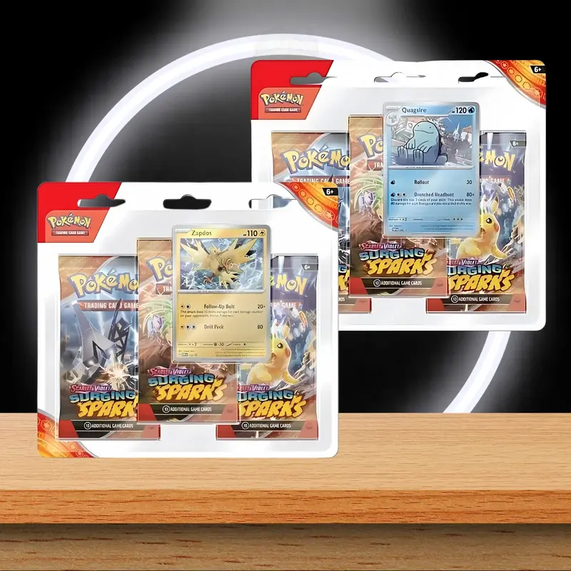 Pokémon Stürmische Funken 3 Pack Blister (DE)