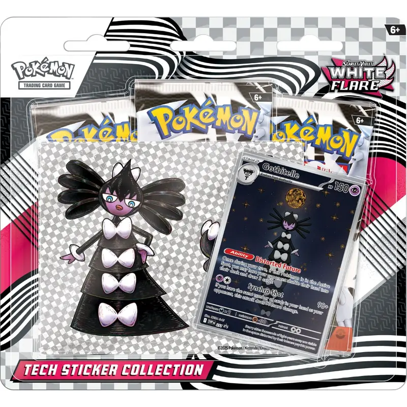 Pokémon White Flare Gothitelle Tech Sticker Collection Englisch