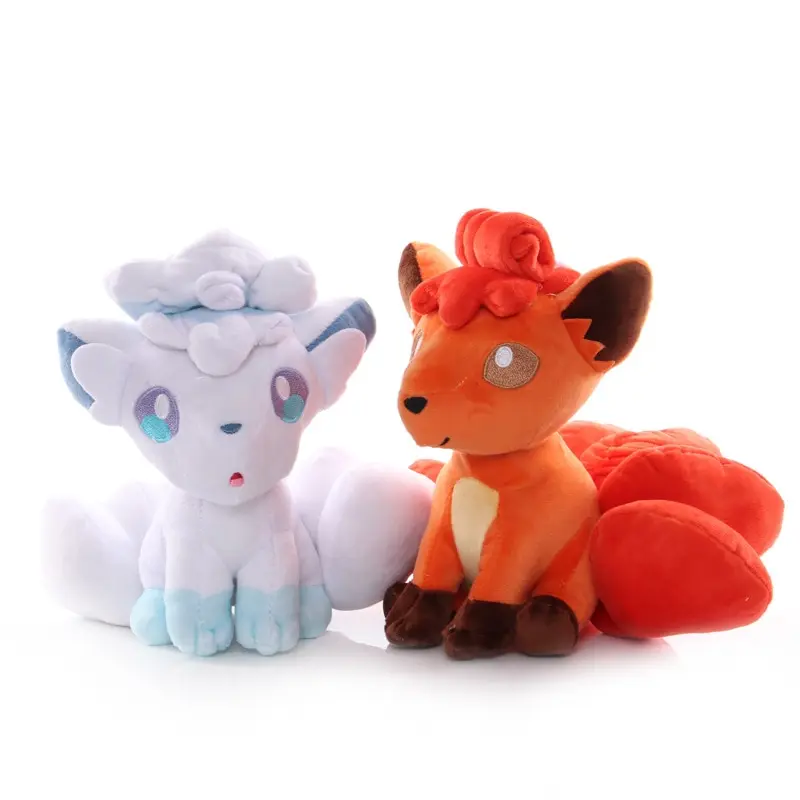 Q Style Feuer oder Eis Vulpix Kuschel Pokemon (ca. 15cm)