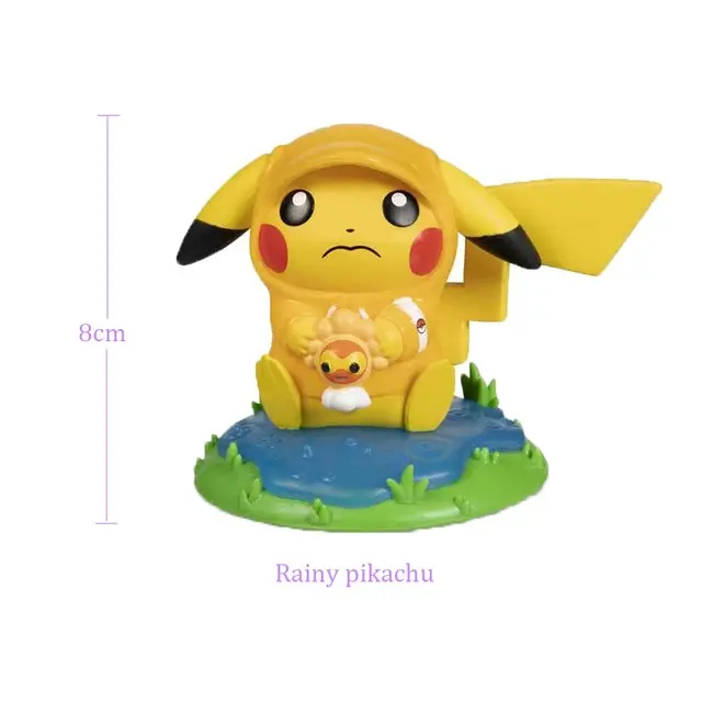 Rainy Day Pikachu Pokemon Figur