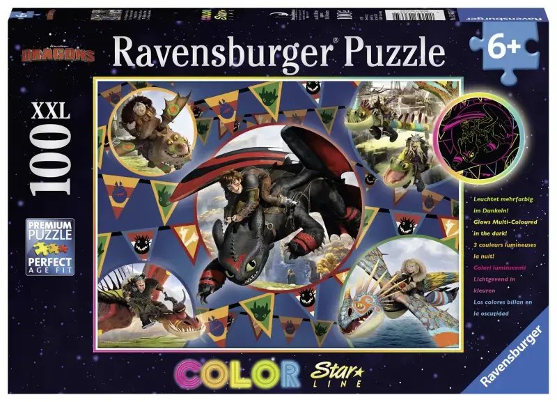 Ravensburger 100 Teile XXL Puzzle – Dragons