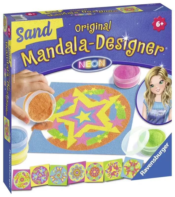 Ravensburger 29707 – Neon Mandala Designer Sand