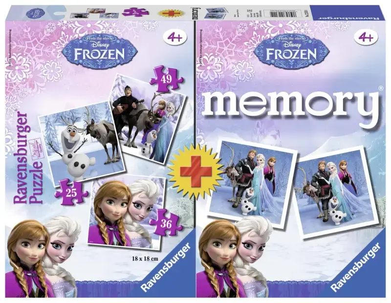 Ravensburger Die Eiskönigin – 3 Puzzles mit memory®