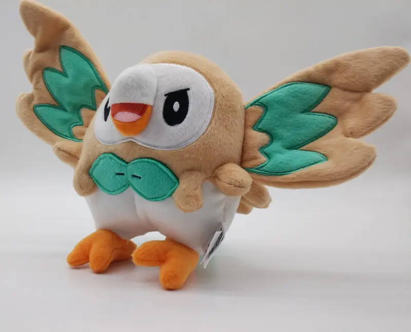 Rowlet Bauz Plüschiges Pokemon Stofftier (ca. 15cm)