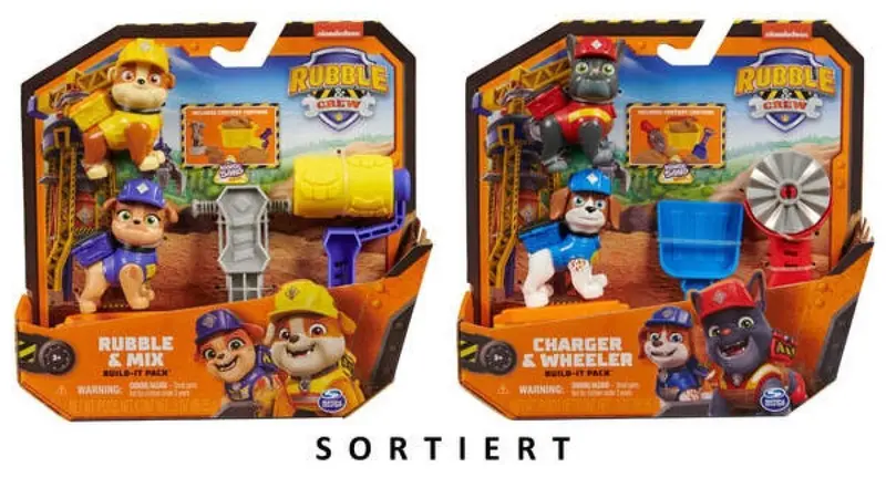 Rubble & Crew Figuren-Set mit Kinetic Sand (sortiert)