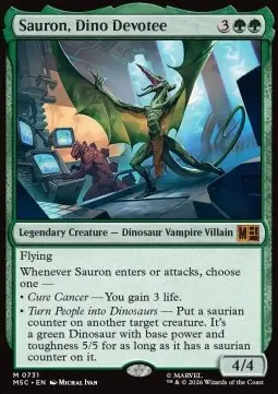 Sauron, Dino Devotee - Commander