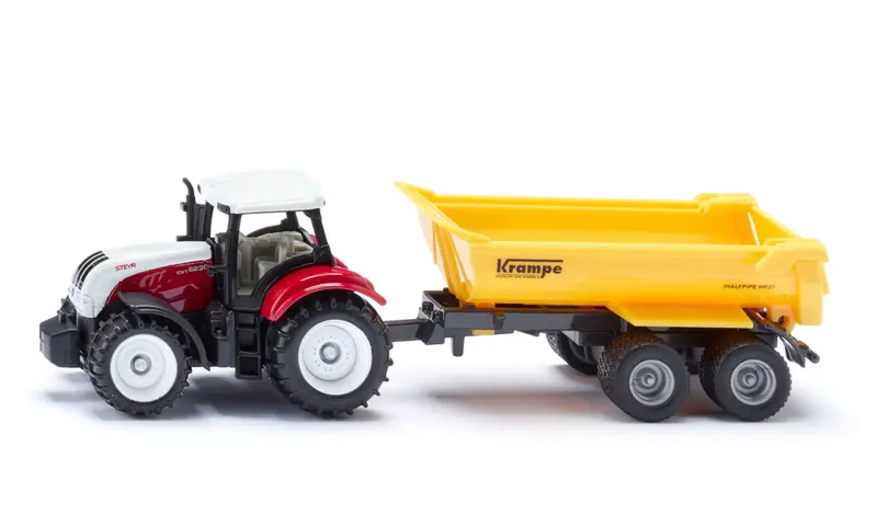 SIKU 1132 Steyr Traktor mit Krampe Muldenkipper Set